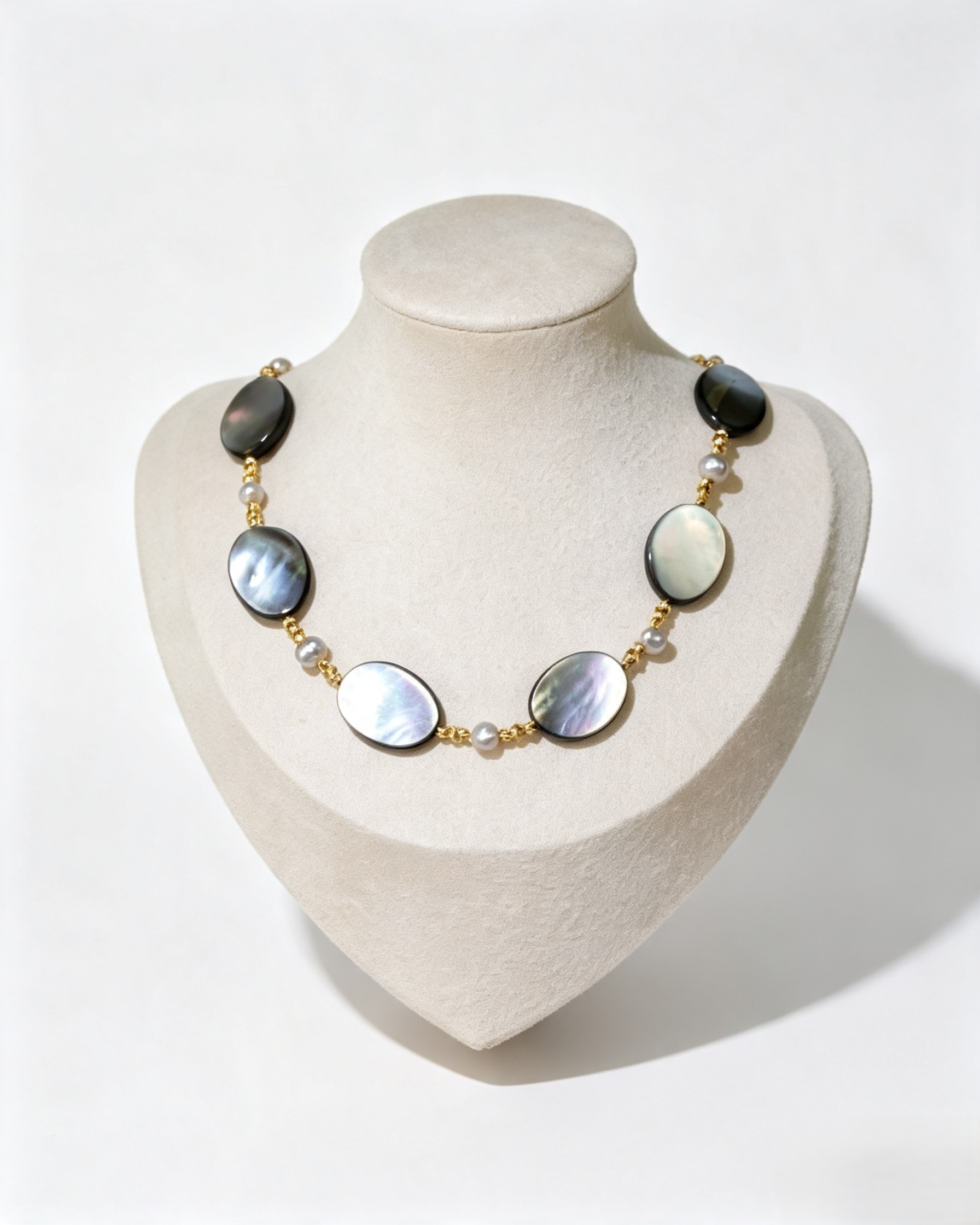 Timeless Iridescent Mother‑of‑Pearl Jewelry Set