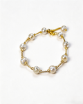 Baroque Pearl Twisted Chain Bracelet