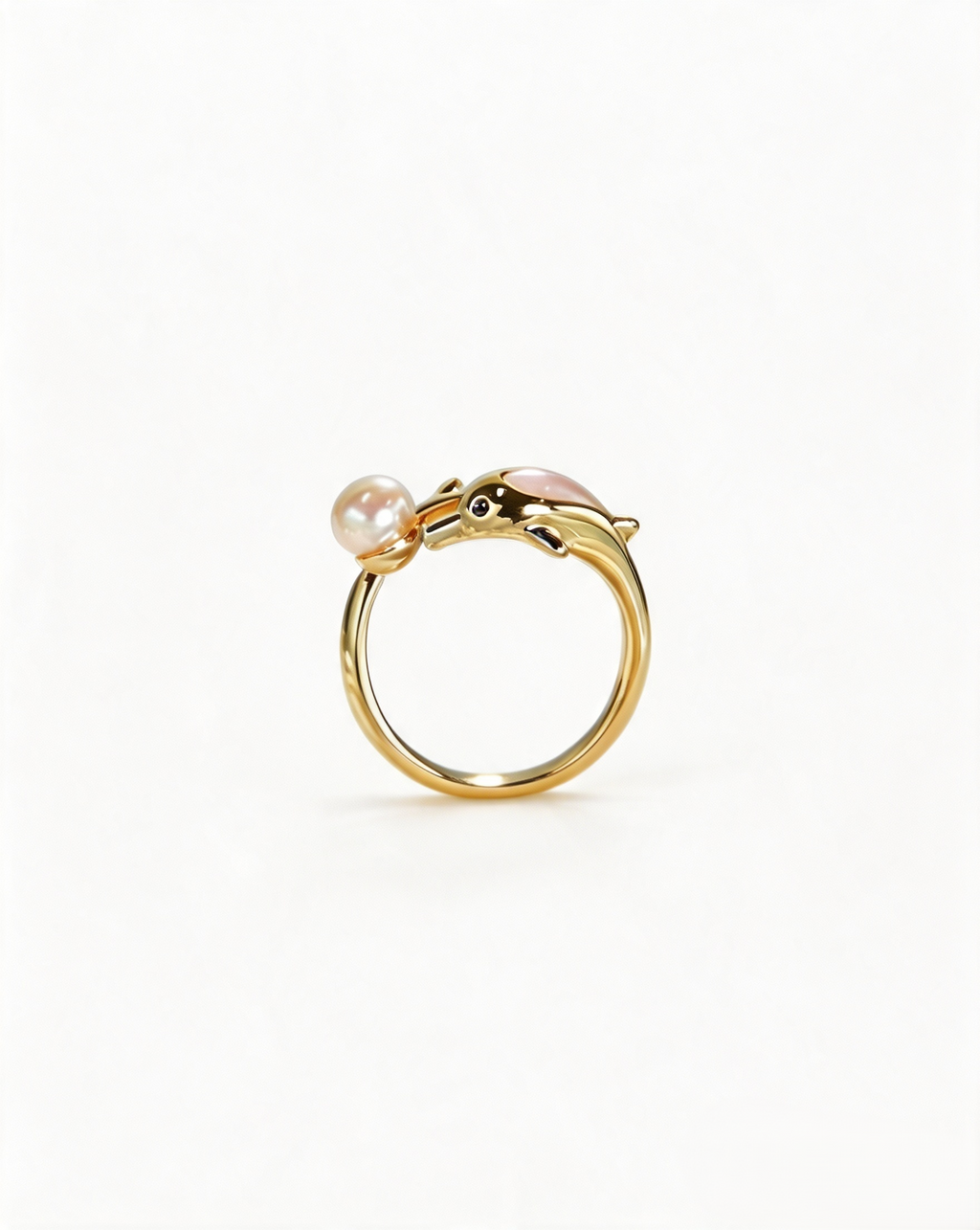 Dolphin Adjustable Open Ring
