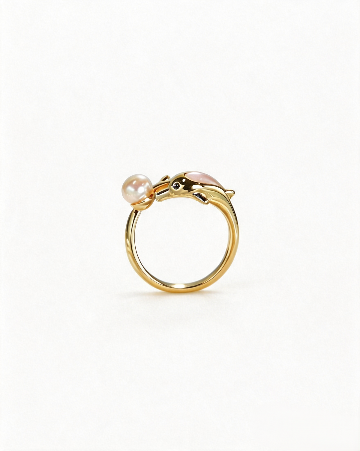 Dolphin Adjustable Open Ring